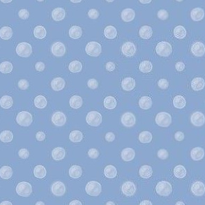 Droplet Dots on Something Blue