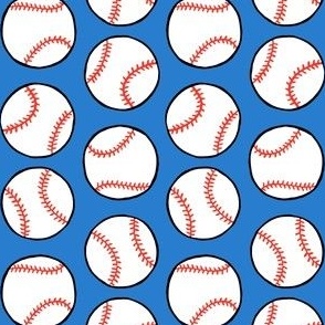 baseballs - blue