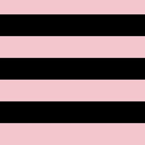 Awning Stripe Pattern Horizontal in Black