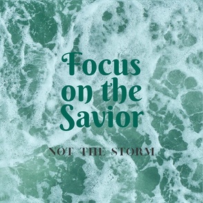 Focus on the Savior Not the Storm Single