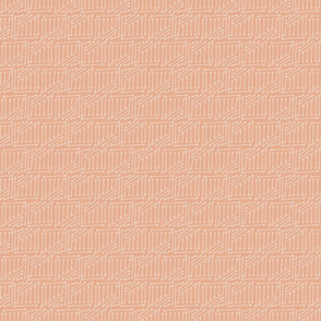 Circuit Board Pattern in Coral - small