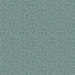 Circuit Board Pattern in Slate Blue - small