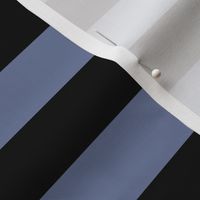 Large Stonewash Grey Awning Stripe Pattern Horizontal in Black