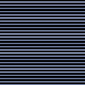Small Stonewash Grey Bengal Stripe Pattern Horizontal in Black