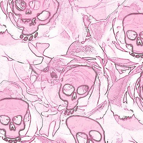 Haunted Pink Skulls