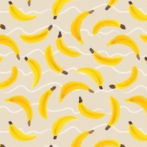 banana stripes on natural