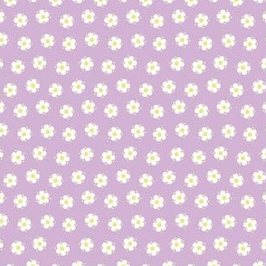 Ditsy Daisy Feedsack Floral in Lilac