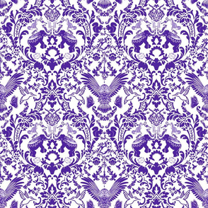 Kindred Fauna Damask Purple