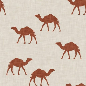 Camels - rust on beige V2 - LAD20