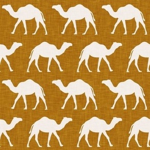 Camels - dark golden mustard - LAD20