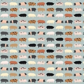 Farmhouse Pigs - Small Print