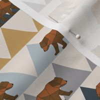 Geometric Bears and Mountains - Small Scale