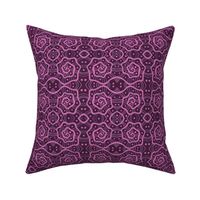 Helices Abstract Curves Arabesque Pattern Pink Purple