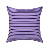 Lavender Pin Stripe Pattern Horizontal in Black