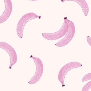 Halftone Pink Bananas