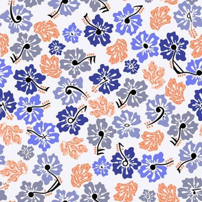 hidden music hibiscus flowers blue
