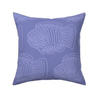 Continuous Line Fish Periwinkle large