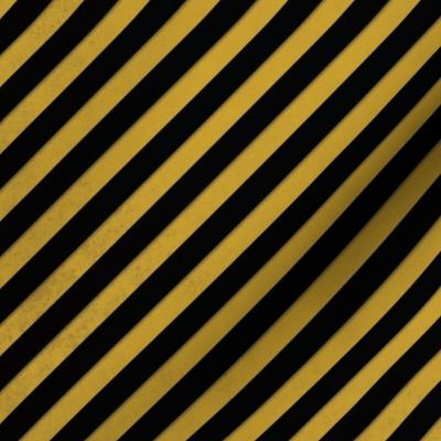 Black and Yellow Diagonal Stripes