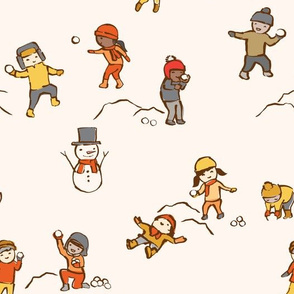 Snowball Fight {Ivory} large scale