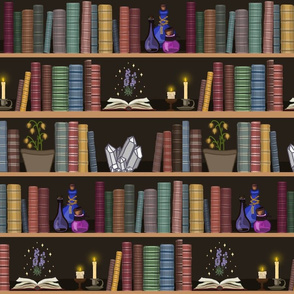 magic bookshelf (brighter)