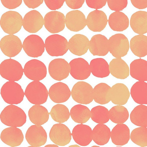watercolor spots peach