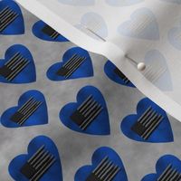 blue awareness hearts with flag small scale