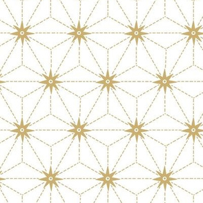 Embroidery stars. White background. Medium scale