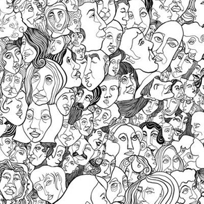 Continuous Line Faces