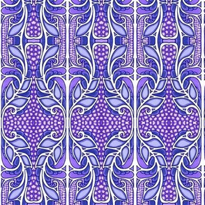 Purple Vine Stripe