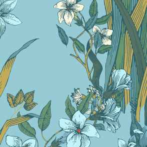 wildflowers (turquoise LG)