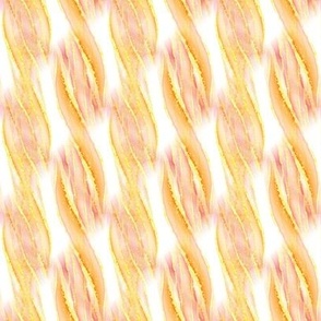 SMALL SPARKLING GOLD PINK CRAZY WAVES STRIPES FLWRHT
