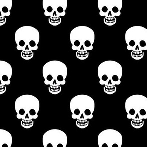  Happy Skulls Black