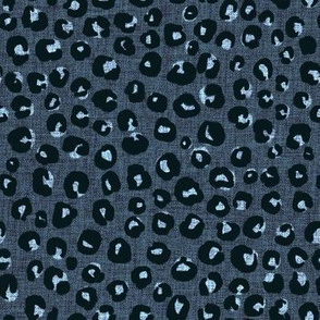 Cheetah Animal Skin Dark Blue