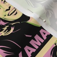 Kamala Harris Poster Pink Green