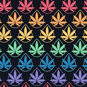 Cannabis leaves