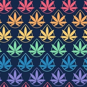 Cannabis leaves