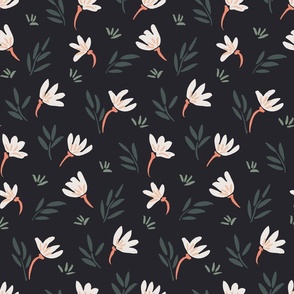 Swaying night jasmines pattern// small scale