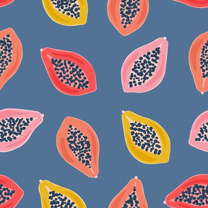 Papaya Summer Pattern