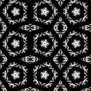 Black & White Snowflakes