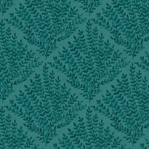 Medium scale- leaf spray - pine green