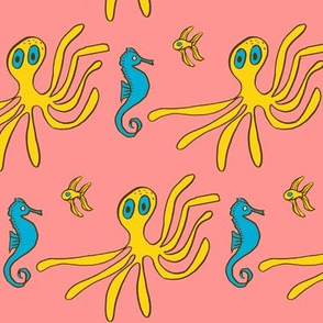 octopus seahorse