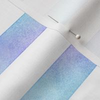 Large Marbled Unicorn Awning Stripe Pattern Horizontal in White