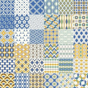 modern quilt grid