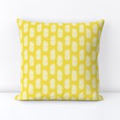 yellow pineapple print