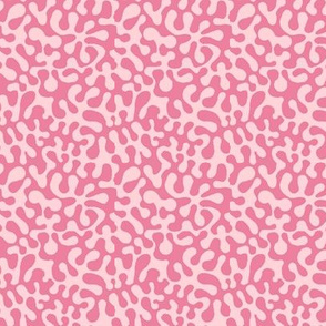 pink abstract retro groovy pink abstract // Matisse inspired // Groovy // red // by Magenta Rose Designs