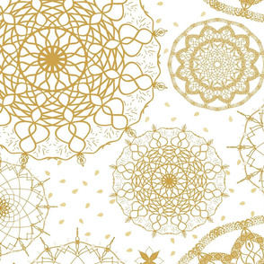 Gold mandalas