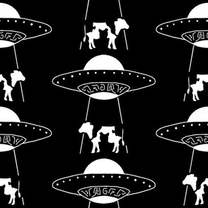 UFO Abducting Cow