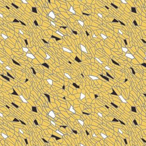 yellow and gray confetti