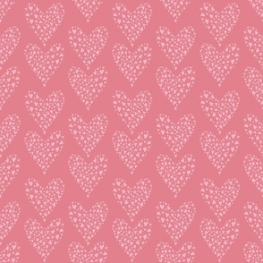 I give you my Heart for Valentines -puce pink