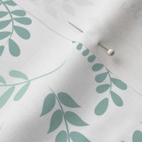 white_green_branches_  by art for joy lesja saramakova gajdosikova design